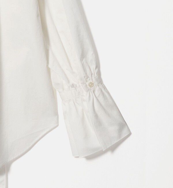 BEAUTY&YOUTH UNITED ARROWS「コットン ボウタイ ギャザーカフス シャツ」|シャツ・ブラウス|