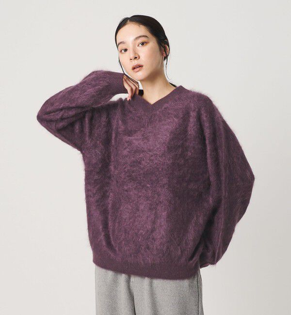 BEAUTY&YOUTH UNITED ARROWS「カシミヤ Vネック ニットプルオーバー」|ニット・セーター|WINE