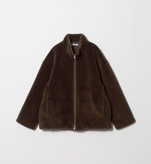 BEAUTY&YOUTH UNITED ARROWS「ボア スタンドカラー ジップブルゾン」|その他|DK.BROWN