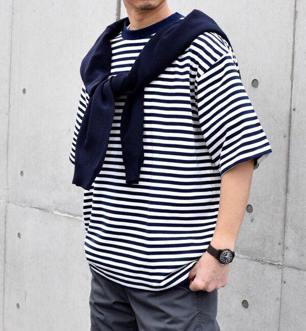 SHIPS any「SHIPS any: ベーシック ボーダー リラックス Ｔシャツ 24SS◇」|Tシャツ・カットソー|