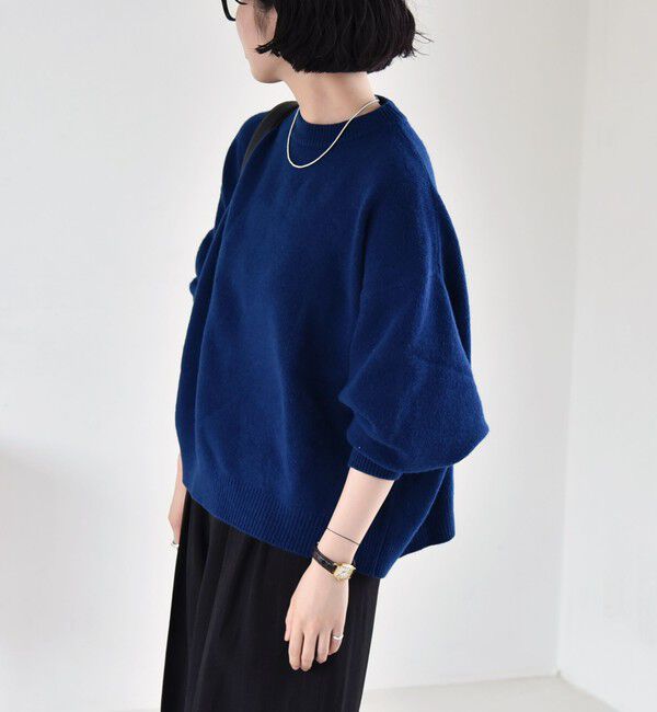 quaranciel「《一部追加予約》〈手洗い可能〉AQUA カシミヤ ミックス ドルマン ニット」|ニット・セーター|