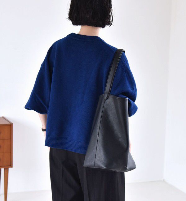 quaranciel「《一部追加予約》〈手洗い可能〉AQUA カシミヤ ミックス ドルマン ニット」|ニット・セーター|