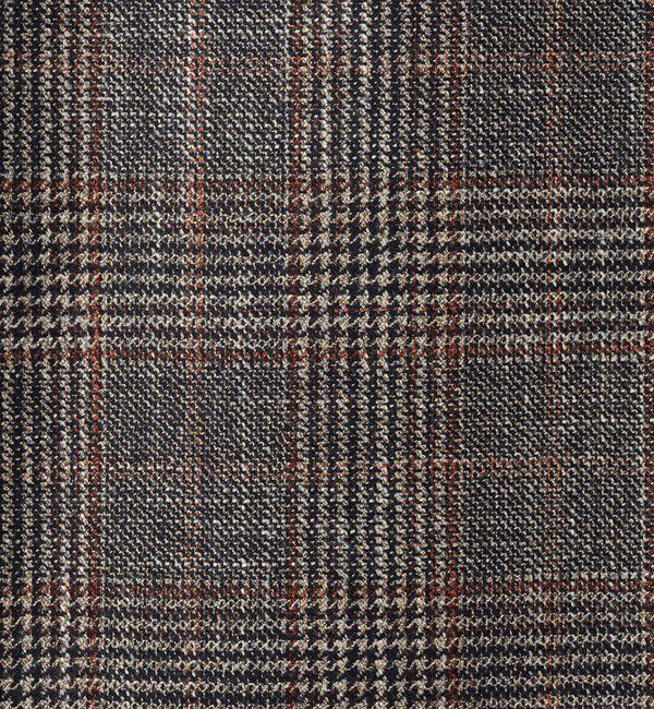 TOMORROWLAND collection「SILK AIR GLEN CHECK ジレワンピース」|ワンピース|
