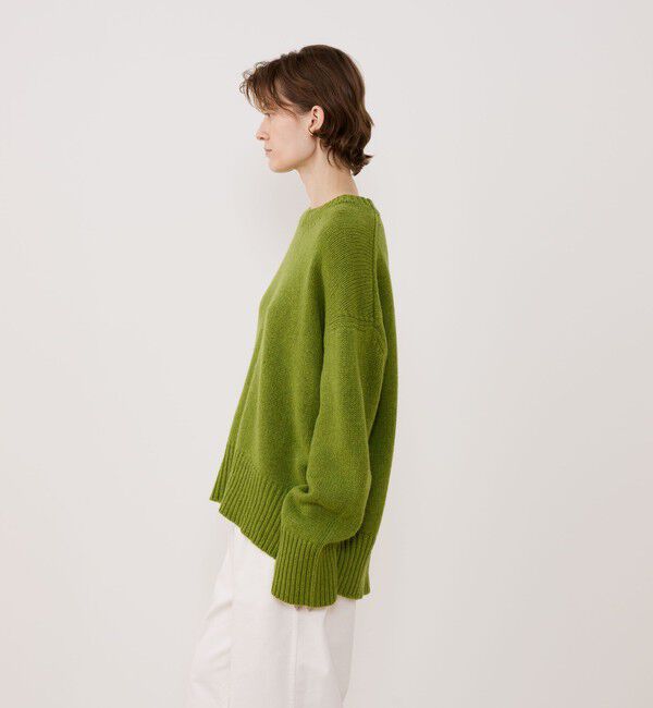 GALERIE VIE「【一部WEB先行予約】ファインウール クルーネックプルオーバー」|ニット・セーター|