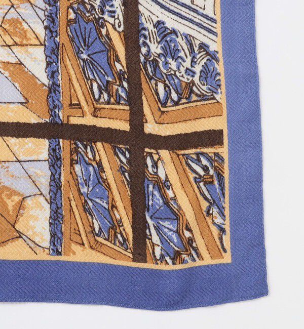TOMORROWLAND GOODS「【別注】manipuri MOSAIC PALACE ウールシルク スカーフ」|ストール|