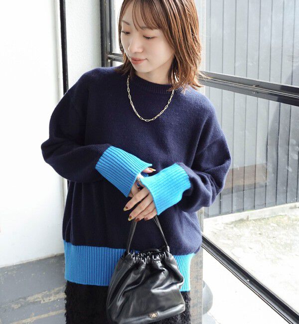 NOLLEY'S「【WEB＆店舗限定カラーあり】MUSICクルーネックプルオーバー」|ニット・セーター|