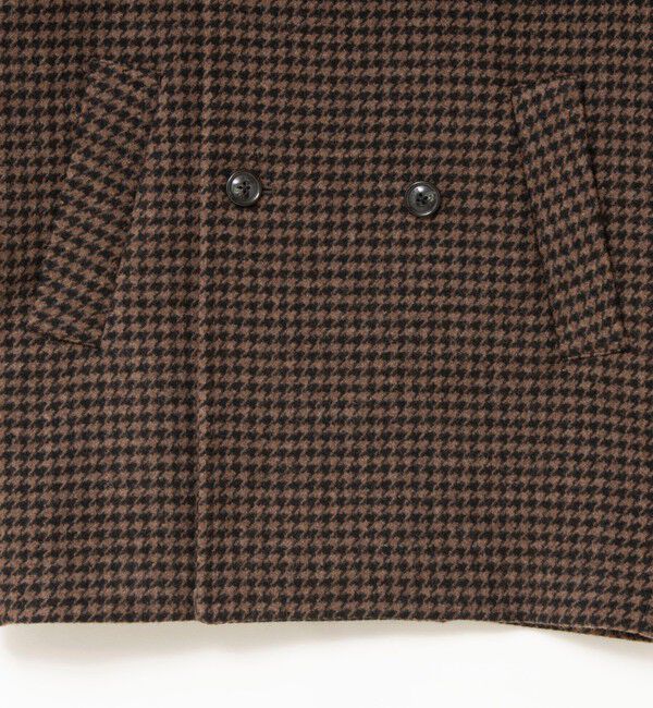 NOLLEY'S sophi「【WEB限定】【TICCA/ティッカ】ウールハウンドトゥースピーコート」|ピーコート|