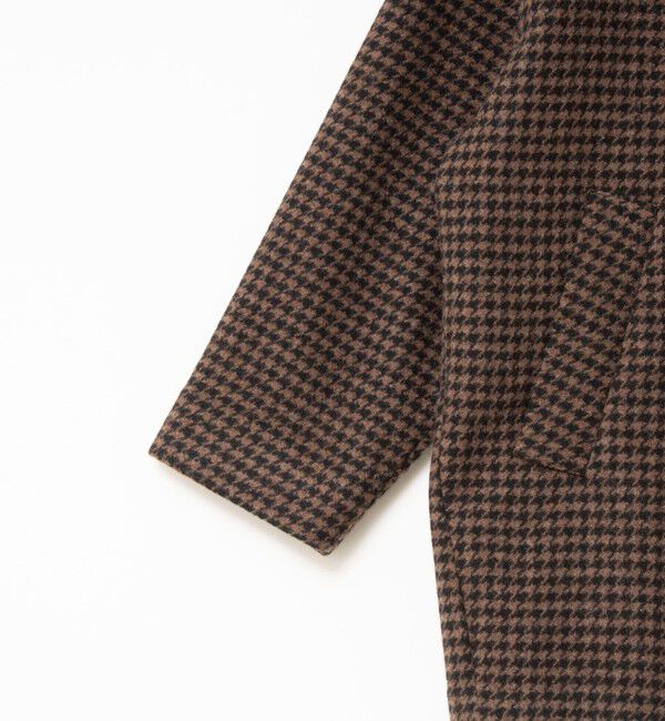 NOLLEY'S sophi「【WEB限定】【TICCA/ティッカ】ウールハウンドトゥースピーコート」|ピーコート|