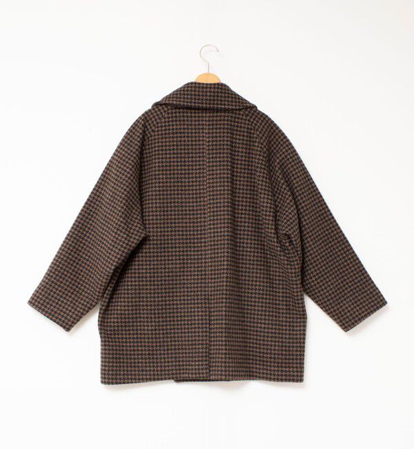 NOLLEY'S sophi「【WEB限定】【TICCA/ティッカ】ウールハウンドトゥースピーコート」|ピーコート|