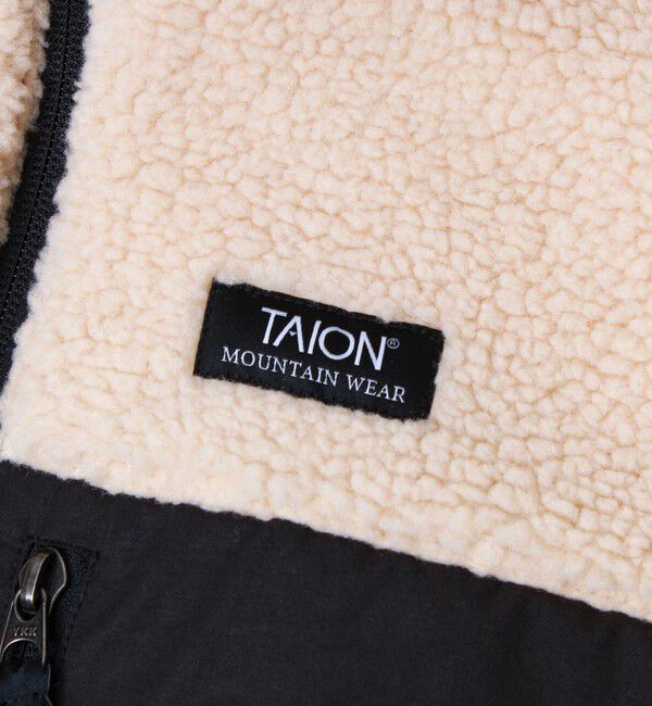 GLOSTER「【TAION/タイオン】別注リバーシブル ダウン&times;ボア ハイネックブルゾン」|ブルゾン・スタジャン|