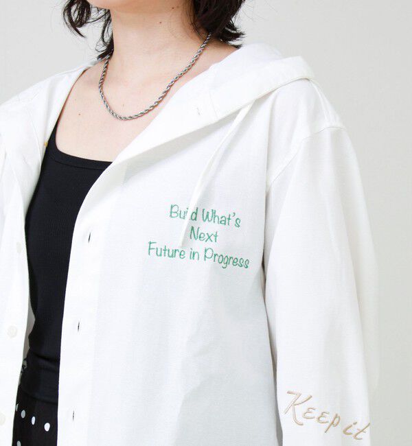GLOSTER「【大好評企画】Message メッセージ刺繍 フードオックスシャツ パート3」|シャツ・ブラウス|