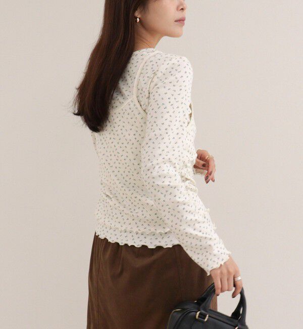 fredy emue「パターンメッシュプルオーバーカットソー」|Tシャツ・カットソー|