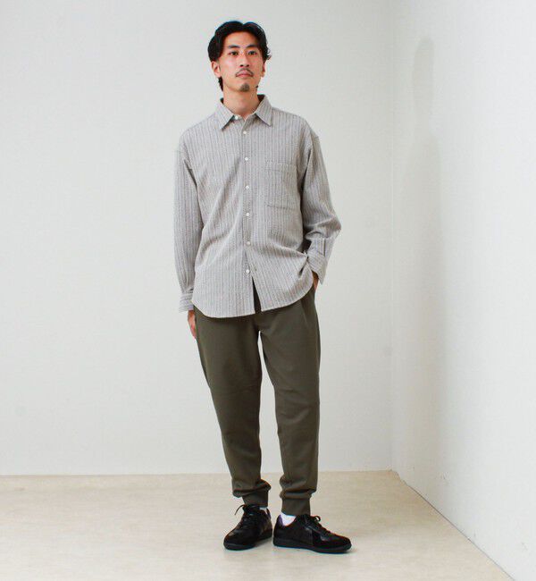 GLOSTER「【SOLOTEX/セットアップ対応】裏起毛ロングイージーパンツ」|チノ|