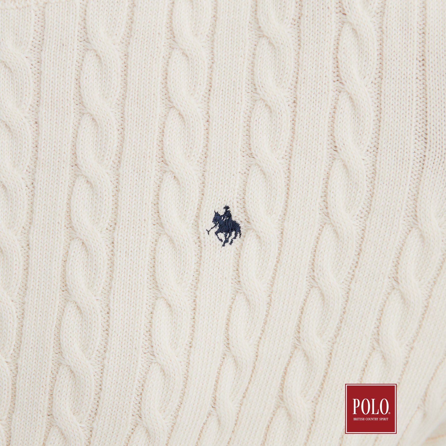 THE SHOP TK「POLO BCS/ケーブルニット」|ニット・セーター|