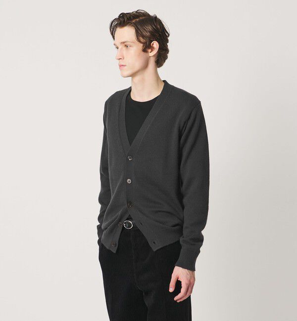 UNITED ARROWS「YAMAGATA ミドルゲージ カーディガン」|カーディガン|DK.GRAY