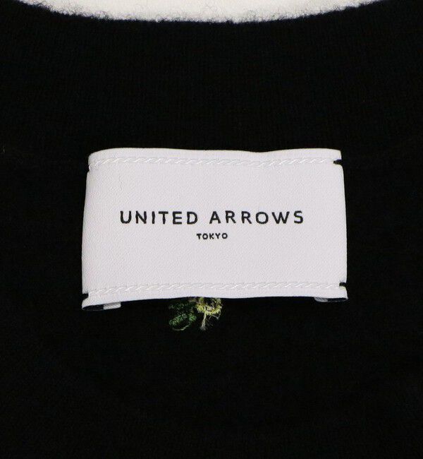 UNITED ARROWS「エンブロイダリー クルーネック ニット」|ニット・セーター|