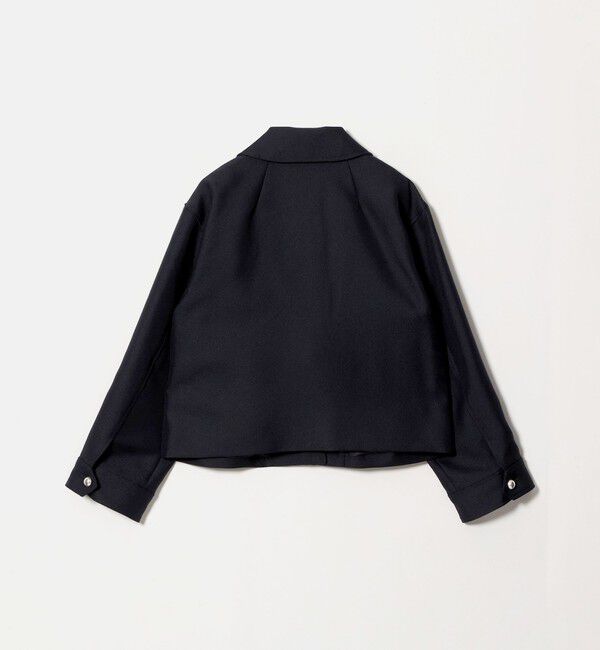 UNITED ARROWS「T/W ショート ジャケット」|ステンカラーコート|