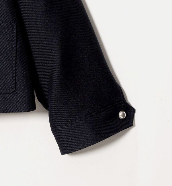 UNITED ARROWS「T/W ショート ジャケット」|ステンカラーコート|
