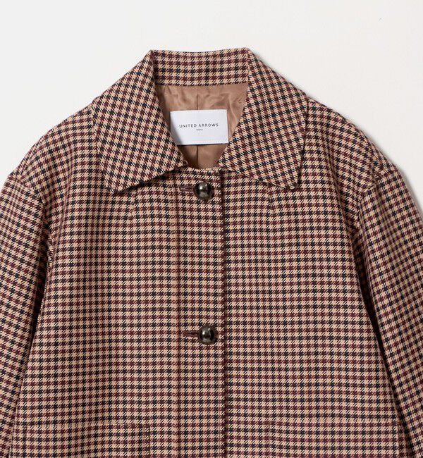 UNITED ARROWS「T/W ショート ジャケット」|ステンカラーコート|