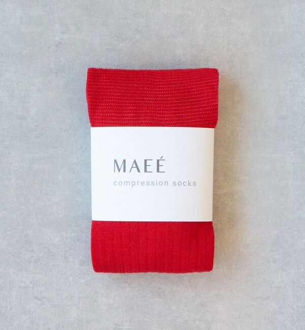 UNITED ARROWS green label relaxing「＜MAEE＞コンプレッションソックス（コットンリブ）/ 着圧ソックス / 靴下」|ソックス|