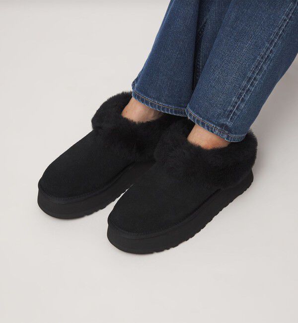 UNITED ARROWS green label relaxing「＜UGG＞タゼル / Tazzelle」|ロングブーツ|BLACK