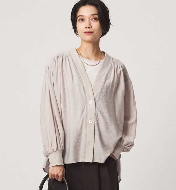UNITED ARROWS green label relaxing「R/NY カーディガン ブラウス」|シャツ・ブラウス|NATURAL