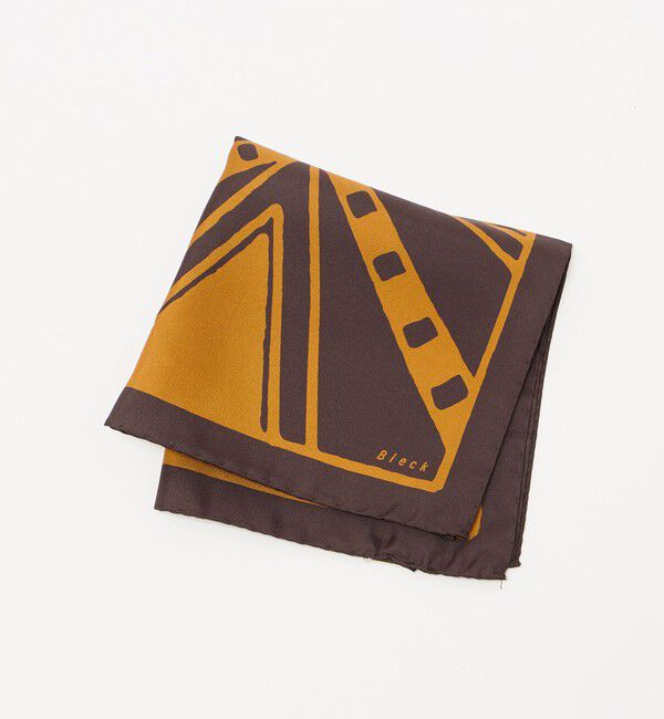 UNITED ARROWS green label relaxing「＜Bleck＞ジオメトリック ポケットチーフ」|その他|DK.BROWN