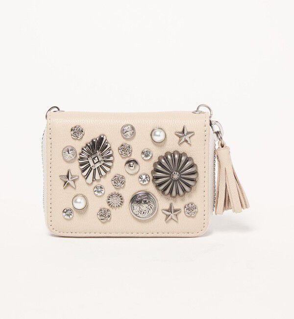 EMMEL REFINES「＜EMMEL REFINES＞EM チェーンツキ スタッズ ウォレット」|財布|OFF WHITE