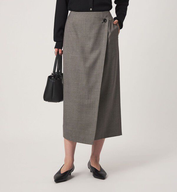 UNITED ARROWS green label relaxing「［size SHORTあり］Daily Chic Iライン スカート ウォッシャブル ストレッチ」|タイト|