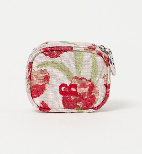 EMMEL REFINES「＜CASSELINI＞ジャガード アクセサリー ポーチ＜ Select by EMMEL REFINES ＞」|財布|RED