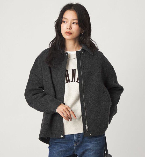UNITED ARROWS green label relaxing「［size SHORTあり］ジップアップ ブルゾン」|ブルゾン・スタジャン|