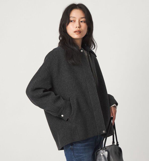 UNITED ARROWS green label relaxing「［size SHORTあり］ジップアップ ブルゾン」|ブルゾン・スタジャン|