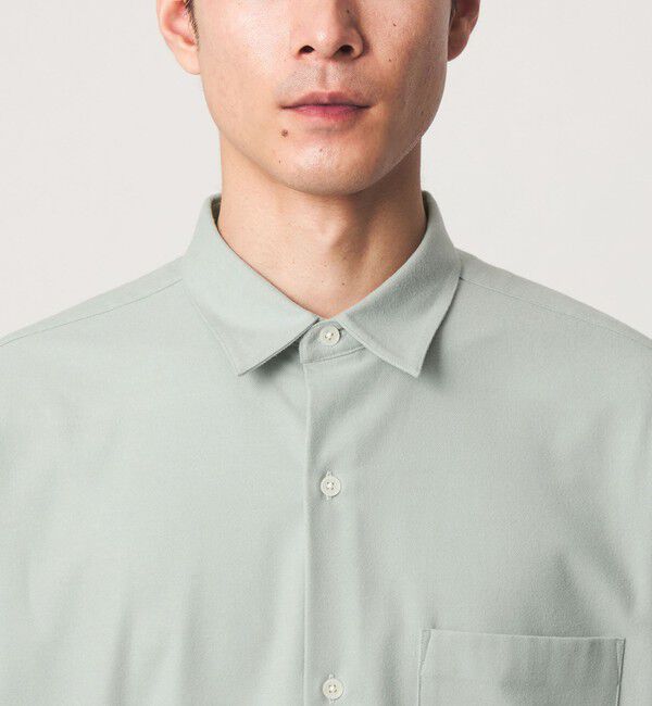 UNITED ARROWS green label relaxing「フラノ ジャストルーズ 長袖 シャツ」|シャツ・ブラウス|