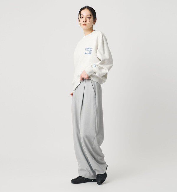 BEAUTY&YOUTH UNITED ARROWS「ポリエステルブレンド カーブパンツ」|スラックス|