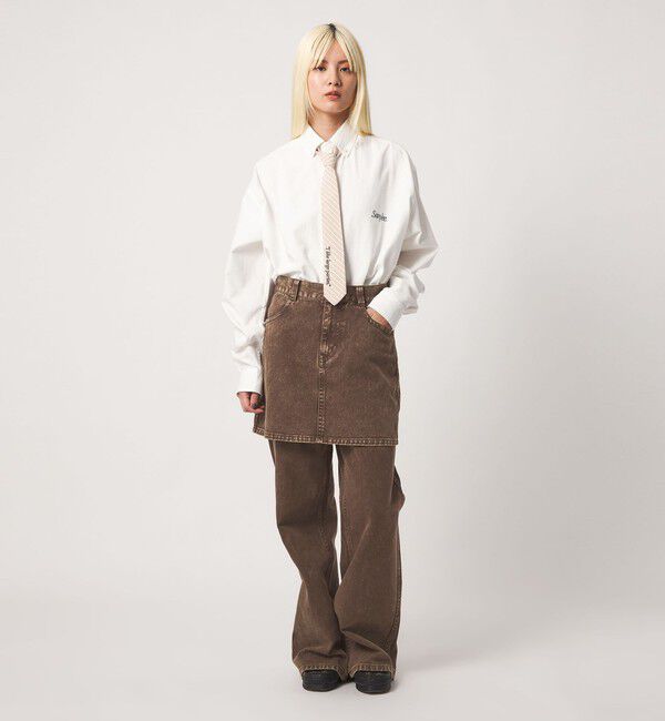 BEAUTY&YOUTH UNITED ARROWS「コットンツイル フェード フレアパンツ」|チノ|