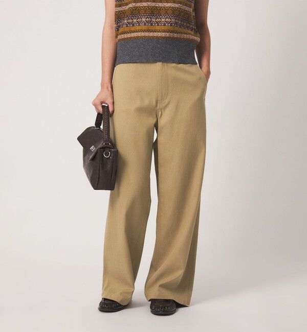 BEAUTY&YOUTH UNITED ARROWS「セルロースコットン チノ ストレートパンツ」|チノ|BEIGE