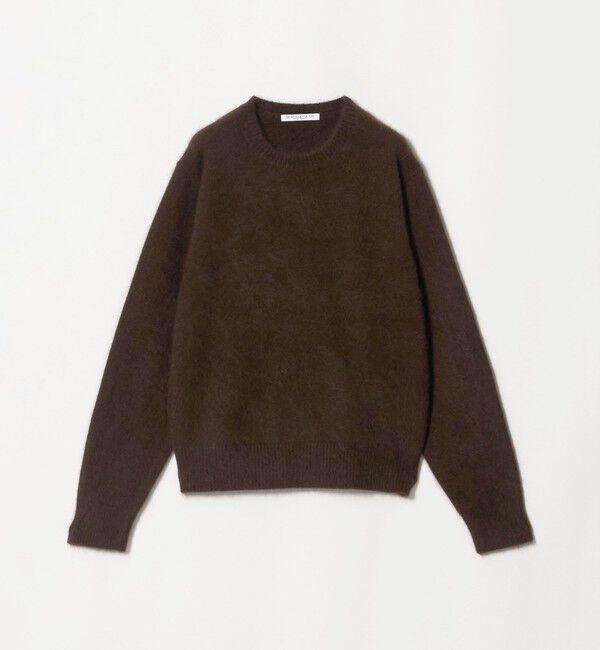 BEAUTY&YOUTH UNITED ARROWS「フォックスカシミヤブレンド クルーネック ニットプルオーバー」|ニット・セーター|DK.BROWN