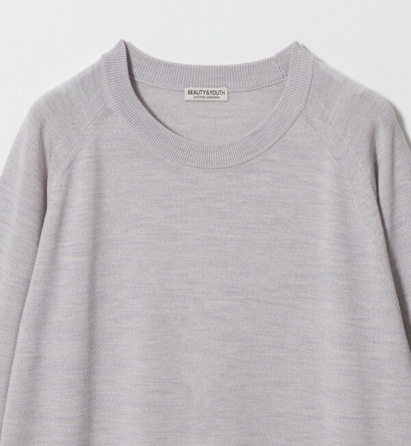 BEAUTY&YOUTH UNITED ARROWS「SUPER130 ウール クルーネック ニット ウォッシャブル」|ニット・セーター|