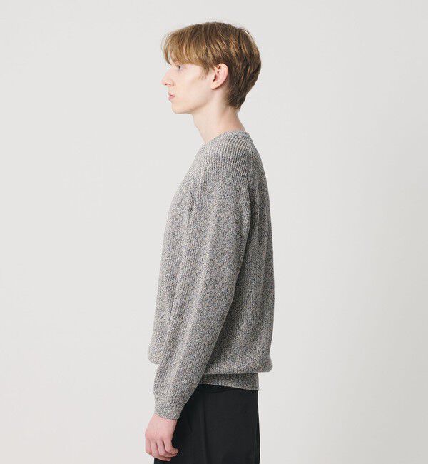 BEAUTY&YOUTH UNITED ARROWS「ユナイテッド コットン アゼ クルーネック ニット ウォッシャブル」|ニット・セーター|