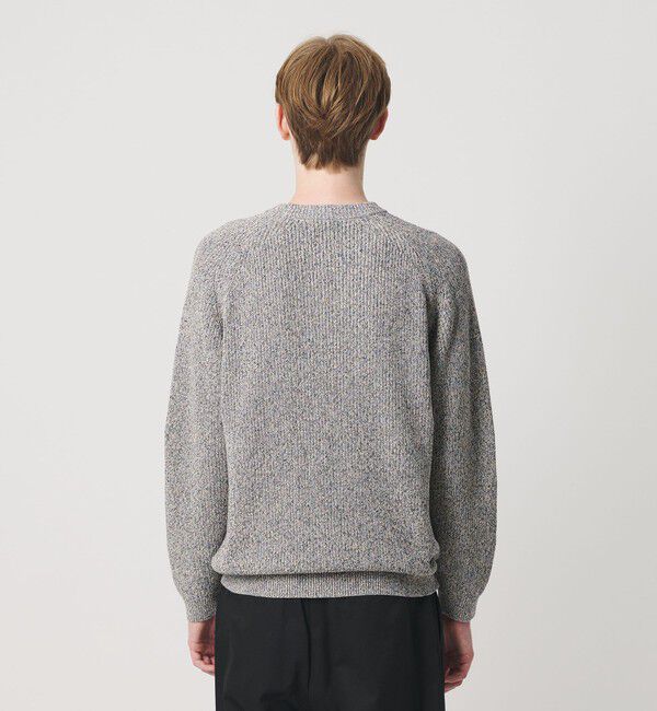 BEAUTY&YOUTH UNITED ARROWS「ユナイテッド コットン アゼ クルーネック ニット ウォッシャブル」|ニット・セーター|