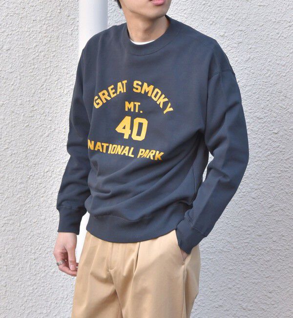 SHIPS any「【WEB限定】SHIPS any: NATIONAL PARK プリント スウェット 23AW◇」|スウェット・ジャージ|