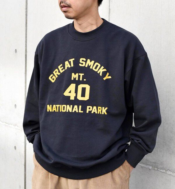 SHIPS any「【WEB限定】SHIPS any: NATIONAL PARK プリント スウェット 23AW◇」|スウェット・ジャージ|
