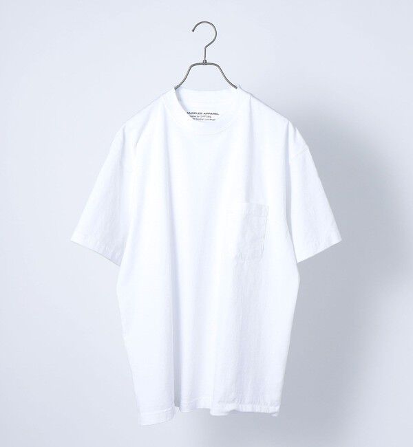 SHIPS any「【SHIPS any別注】LA APPAREL: ヘビーウェイト 半袖 Tシャツ◇」|Tシャツ・カットソー|