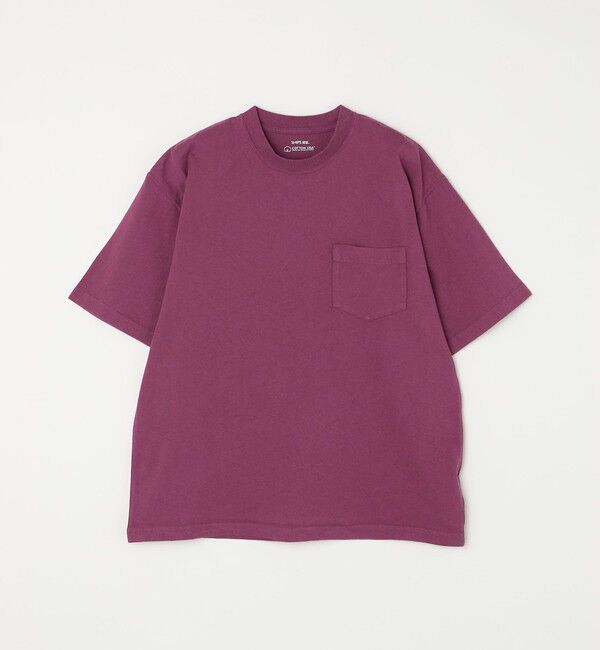 SHIPS any「SHIPS any: "COTTON USA"  ヘビーウェイト クルーネック ポケット Tシャツ」|Tシャツ・カットソー|