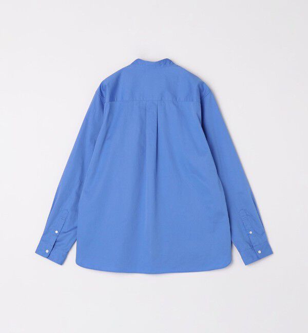 SHIPS any「〈洗濯機可能〉ストライプ / ソリッド リラックス バンドカラー シャツ 26AW◇」|シャツ・ブラウス|