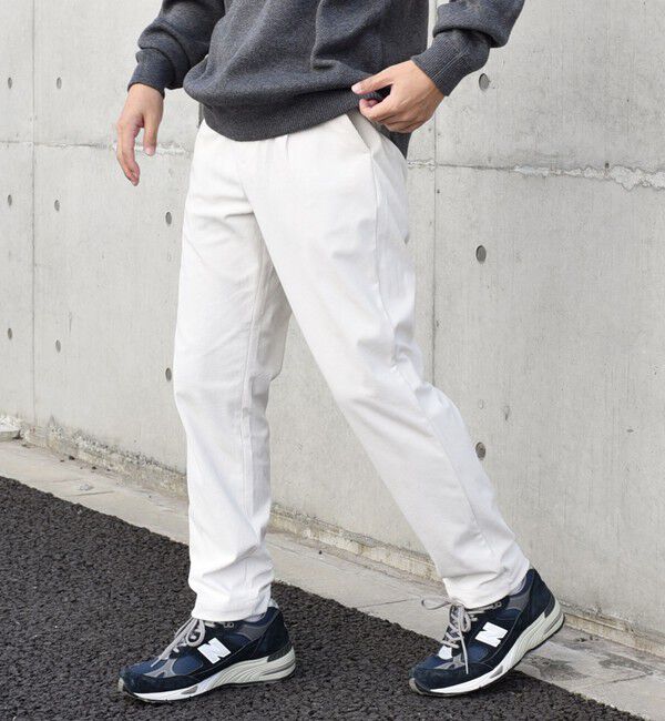SHIPS any「SHIPS any: ストレッチ コーデュロイ テーパード イージー パンツ 24FW◇」|チノ|