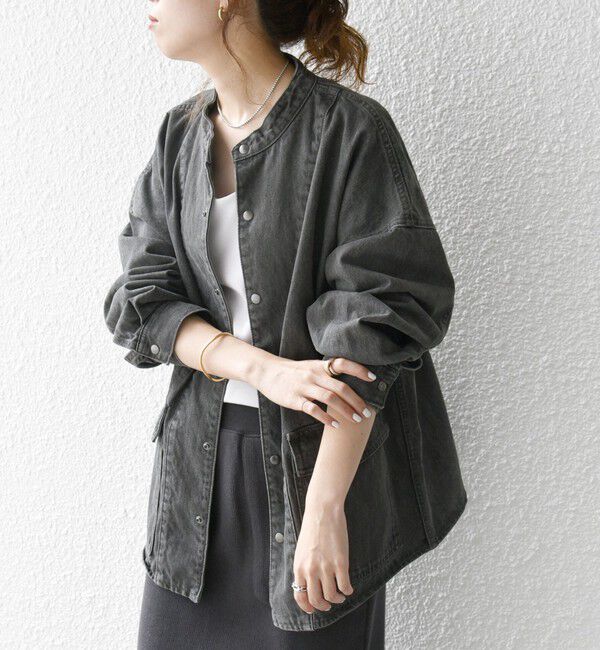 SHIPS any「〈洗濯機可能〉デニム ワーク ジャケット［SHIPS any DENIM］」|デニムジャケット|