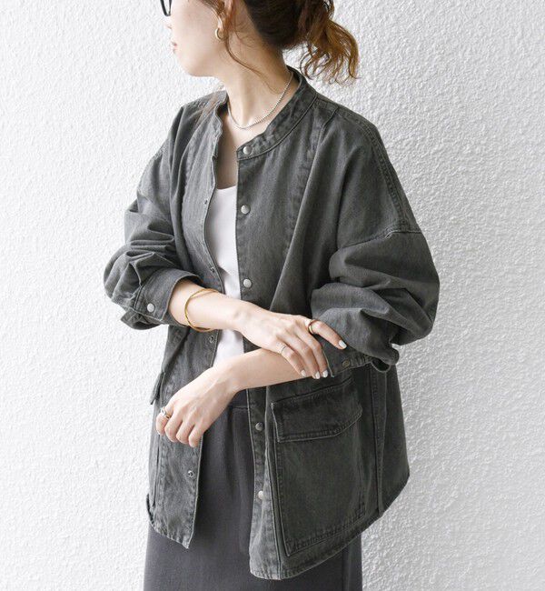 SHIPS any「〈洗濯機可能〉デニム ワーク ジャケット［SHIPS any DENIM］」|デニムジャケット|