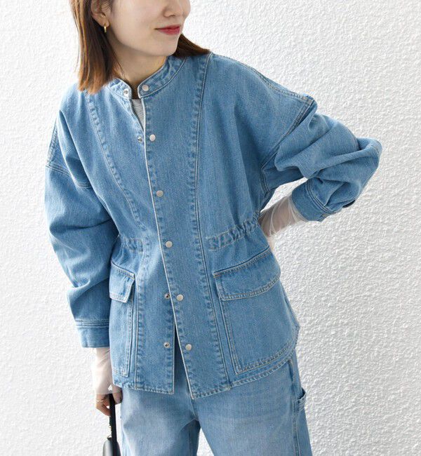 SHIPS any「〈洗濯機可能〉デニム ワーク ジャケット［SHIPS any DENIM］」|デニムジャケット|