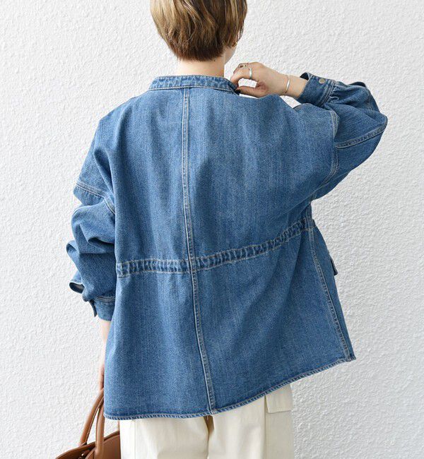 SHIPS any「〈洗濯機可能〉デニム ワーク ジャケット［SHIPS any DENIM］」|デニムジャケット|